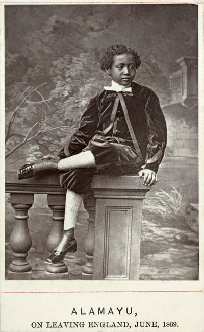 Alamayu, England, 1869 by British Photographer